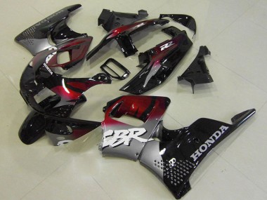 1996-1997 Honda CBR900RR 893 Motorcycle Fairings - Silver Maroon Red Glossy Black Canada