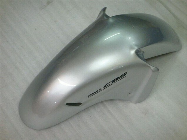 1996-2007 Honda CBR1100XX Blackbird Motorcycle Fairing - Silver Black Flame Canada