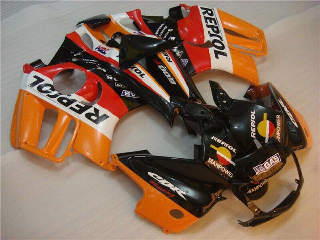 1995-1996 Honda CBR600 F3 Motorcycle Fairings - Orange White Red Glossy Black Repsol Canada