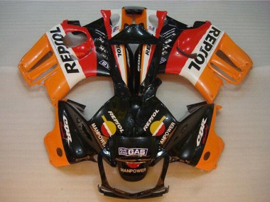 1995-1996 Honda CBR600 F3 Motorcycle Fairings - Orange White Red Glossy Black Repsol Canada