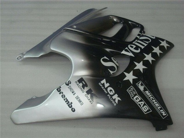1995-1996 Honda CBR600 F3 Motorcycle Fairings - Silver Glossy Black SevenStars Canada