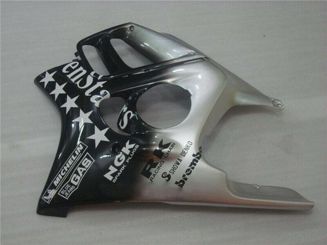 1995-1996 Honda CBR600 F3 Motorcycle Fairings - Silver Glossy Black SevenStars Canada