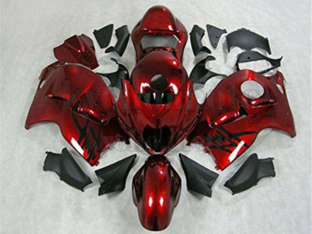 1996-2007 Suzuki GSXR 1300 Hayabusa Motorcycle Fairing - Red Black Canada