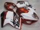 1996-2007 Suzuki GSXR 1300 Hayabusa Motorcycle Fairings - White Orange Black Canada