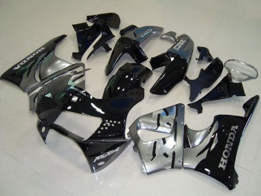 1998-1999 Honda CBR900RR 919 Motorcycle Fairings - Silver Glossy Black Canada
