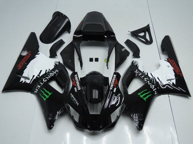 2000-2001 Yamaha YZF R1 Motorcycle Fairings - Glossy Black White Red Green Monster Canada