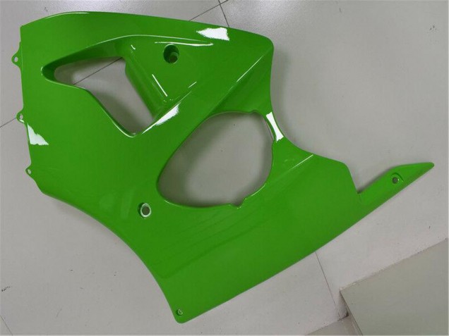 2000-2002 Kawasaki ZX6R Motorcycle Fairings - Green Black Canada