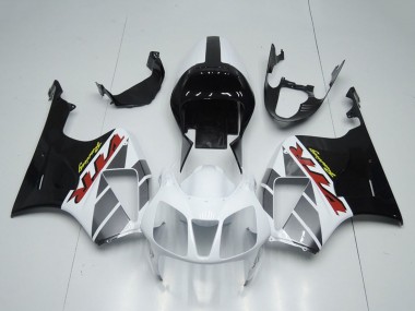 2000-2006 Honda VTR1000 Motorcycle Fairings - White Glossy Black Canada