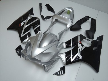 2001-2003 Honda CBR600 F4i Motorcycle Fairing - Silver Glossy Black Canada