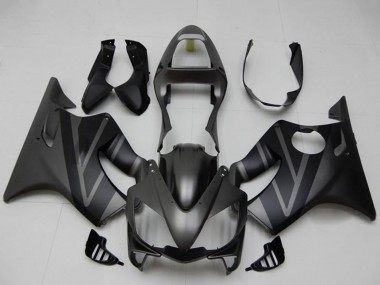 2001-2003 Honda CBR600 F4i Motorcycle Fairing Kits - Matte Black Grey Canada