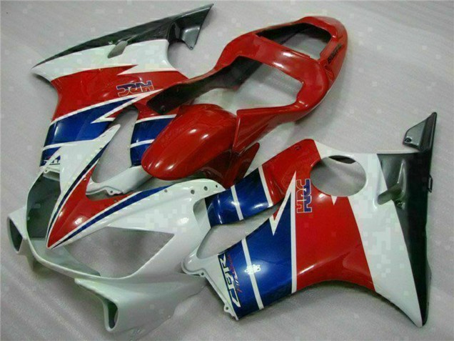 2001-2003 Honda CBR600 F4i Motorcycle Fairing - White Red Blue Black Canada
