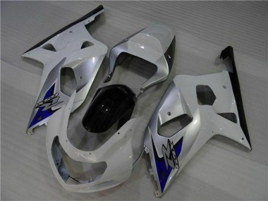 2001-2003 Suzuki GSXR 600/750 Motorcycle Fairings - White Silver Blue Black Canada