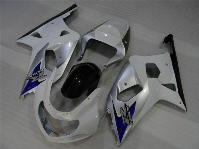 2001-2003 Suzuki GSXR 600/750 Motorcycle Fairings - White Silver Blue Black Canada