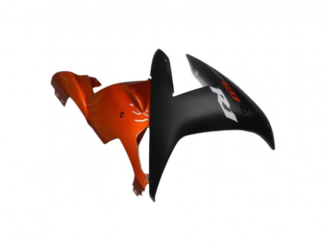 2002-2003 Yamaha YZF R1 Motorcycle Fairings - Orange Matte Black Canada