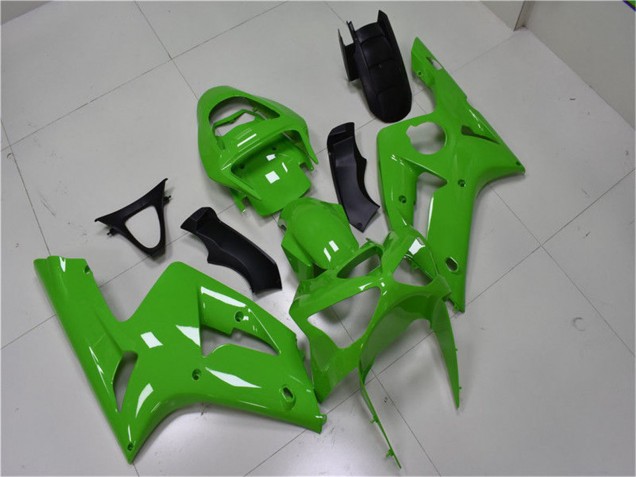 2003-2004 Kawasaki ZX6R Motorcycle Fairing - Green Canada