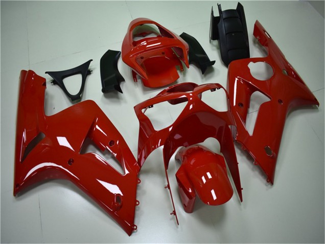 2003-2004 Kawasaki ZX6R Motorcycle Fairing Kits - Red Canada