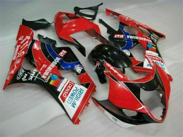 2003-2004 Suzuki GSXR 1000 Motorcycle Fairings - Red Black Blue Yoshimura Canada