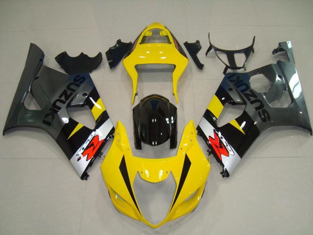 2003-2004 Suzuki GSXR 1000 Motorcycle Fairings - Yellow Silver Grey Black Red Canada