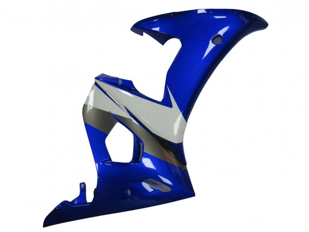 2003-2004 Yamaha YZF R6 Motorcycle Fairing - Blue White Canada