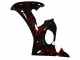 2003-2004 Yamaha YZF R6 Motorcycle Fairing - Glossy Black Red Flame Canada