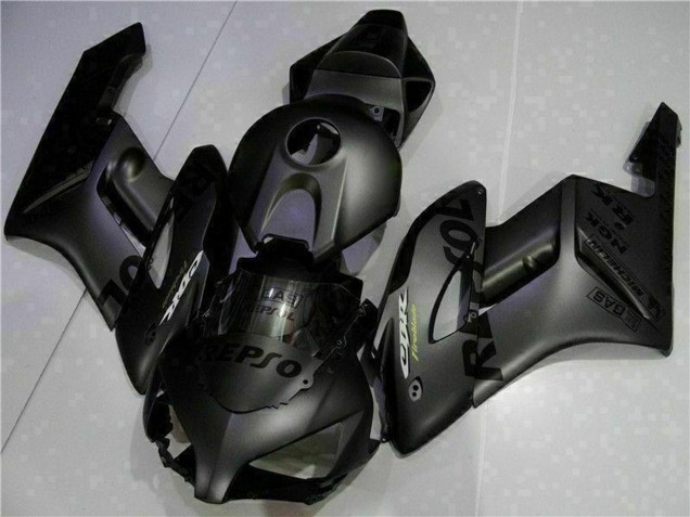 2004-2005 Honda CBR1000RR Motorcycle Fairings - Matte Black Repsol Canada