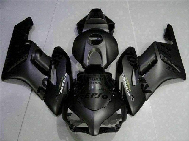 2004-2005 Honda CBR1000RR Motorcycle Fairings - Matte Black Repsol Canada