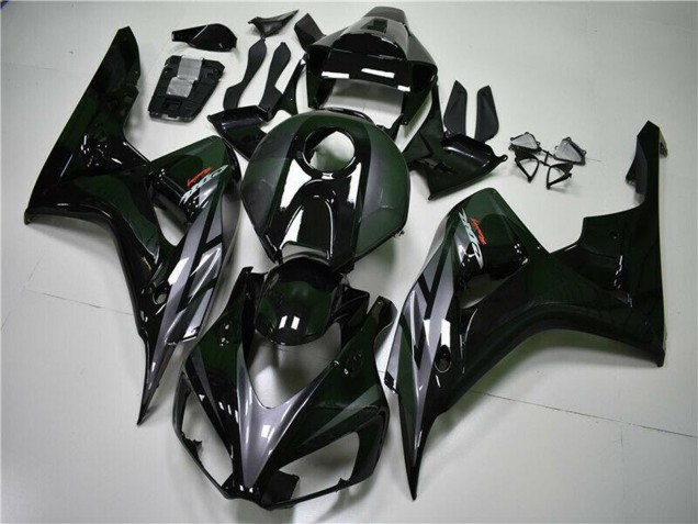 2004-2005 Honda CBR1000RR Motorcycle Fairings - Glossy Black Grey Canada