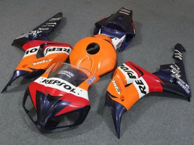 2006-2007 Honda CBR1000RR Motorcycle Fairing - Orange White Red Blue Repsol Canada