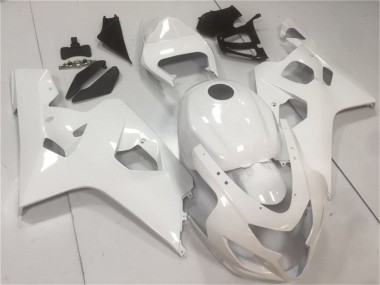 2004-2005 Suzuki GSXR 600/750 Motorcycle Fairings - Glossy White Canada