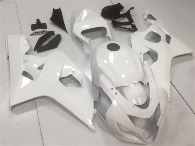 2004-2005 Suzuki GSXR 600/750 Motorcycle Fairings - Glossy White Canada
