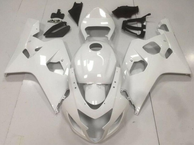 2004-2005 Suzuki GSXR 600/750 Motorcycle Fairings - Glossy White Canada