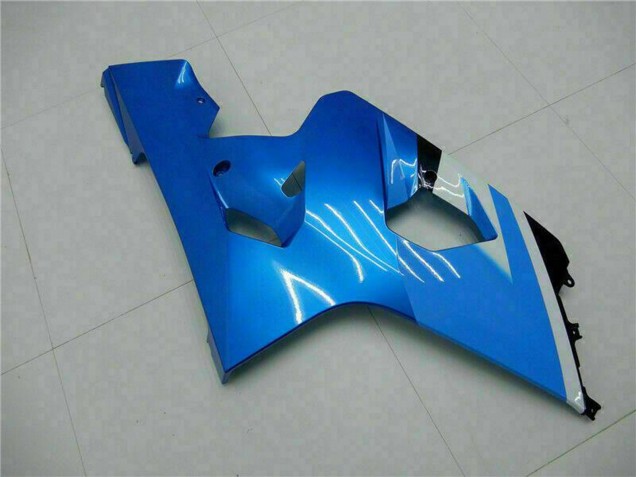 2004-2005 Suzuki GSXR 600/750 Motorcycle Fairings - White Blue Black Canada