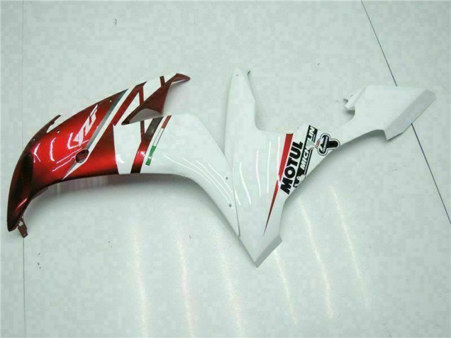 2004-2006 Yamaha YZF R1 Motorcycle Fairings - White Red Yellow Motul 46 Canada
