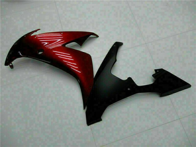 2004-2006 Yamaha YZF R1 Motorcycle Fairings - Maroon Red Matte Black Canada