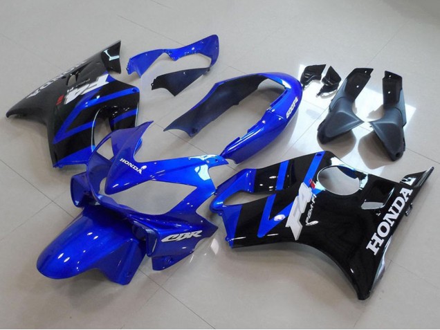 2004-2007 Honda CBR600 F4i Motorcycle Fairing - Blue Glossy Black Canada