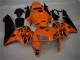 2005-2006 Honda CBR600RR Motorcycle Fairing - Orange Black Flame Canada