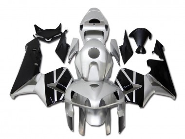 2005-2006 Honda CBR600RR Motorcycle Fairing - Silver Black Canada
