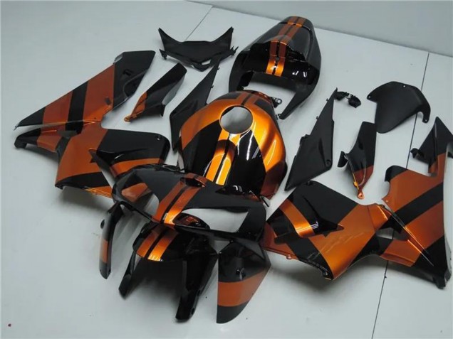 2005-2006 Honda CBR600RR Bike Fairings - Orange Black Canada