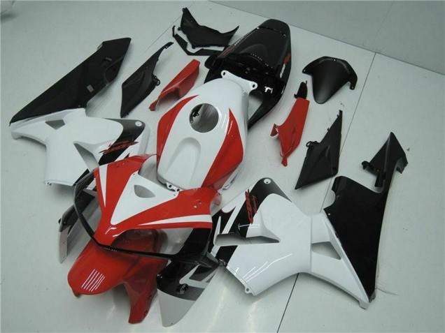 2005-2006 Honda CBR600RR Motorcycle Fairing Kits - White Red Black Canada