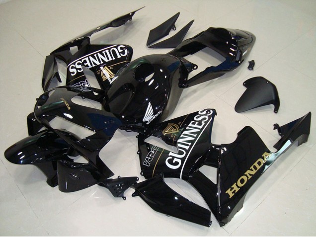 2005-2006 Honda CBR600RR Motorcycle Fairings - Glossy Black Gunness Canada