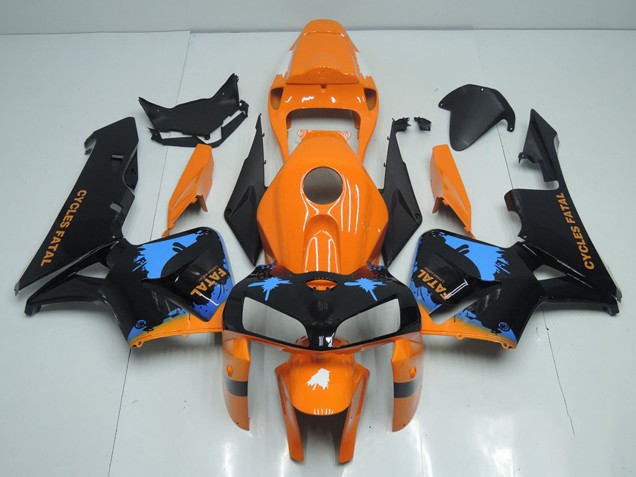 2005-2006 Honda CBR600RR Motorcycle Fairings - Orange Blue Black Canada