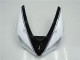 2005-2006 Kawasaki ZX6R Motorcycle Fairings - White Glossy Black Canada