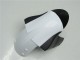 2005-2006 Kawasaki ZX6R Motorcycle Fairings - White Glossy Black Canada