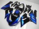 2005-2006 Kawasaki ZX6R Motorcycle Fairing Kits - Blue Glossy Black Canada