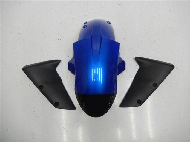 2005-2006 Kawasaki ZX6R Motorcycle Fairing Kits - Blue Glossy Black Canada