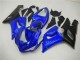 2005-2006 Kawasaki ZX6R Motorcycle Fairings - Blue Matte Black Canada
