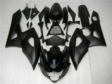 2005-2006 Suzuki GSXR 1000 Bike Fairings - Glossy Black Matte Black Canada