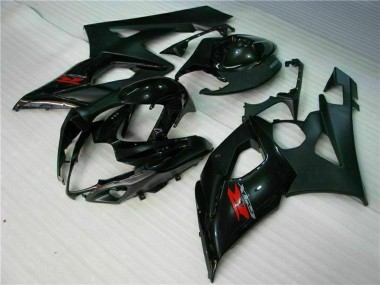 2005-2006 Suzuki GSXR 1000 Motorcycle Fairing - Glossy Black Matte Black Red Canada