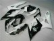 2005-2006 Suzuki GSXR 1000 Motorcycle Fairings - White Glossy Black Canada