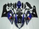2005-2006 Suzuki GSXR 1000 Motorcycle Fairings - Blue Black Canada